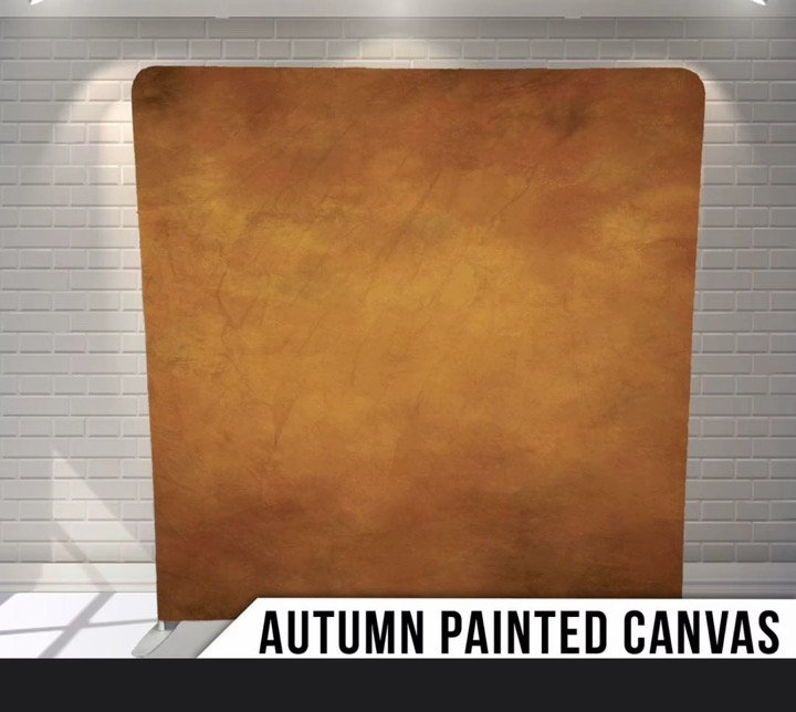 Autumn Painted Canvas — warm textured canvas backdrop